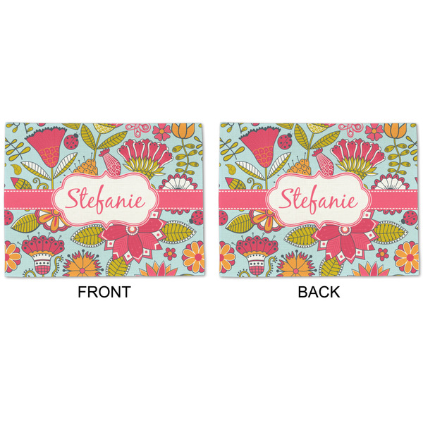 Wild Flowers Linen Placemat - APPROVAL (double sided)