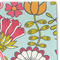Wild Flowers Linen Placemat - DETAIL