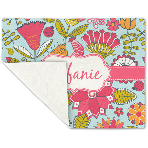 Wild Flowers Linen Placemat - Folded Corner (single side)