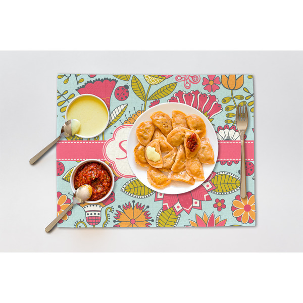 Wild Flowers Linen Placemat - Lifestyle (single)
