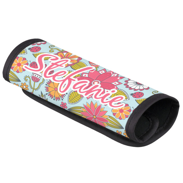 Custom Wild Flowers Luggage Handle Cover (Personalized)