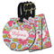 Wild Flowers Plastic Luggage Tag (Personalized)