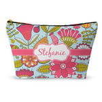 Wild Flowers Makeup Bag - Large - 12.5"x7" (Personalized)