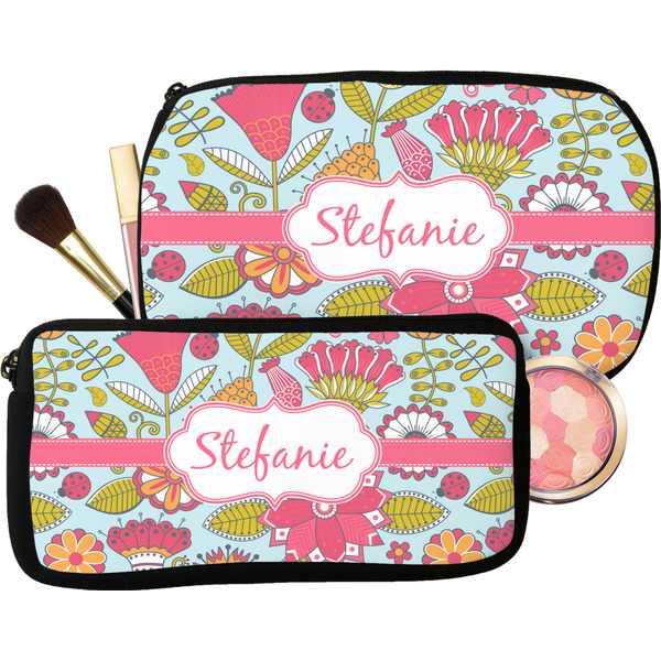 Wild Flowers Makeup / Cosmetic Bags (Select Size)