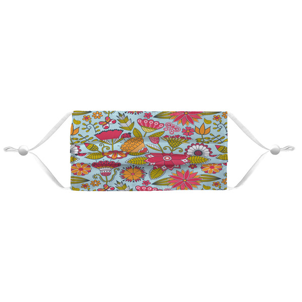 Wild Flowers Mask - Pleated (new) APPROVAL