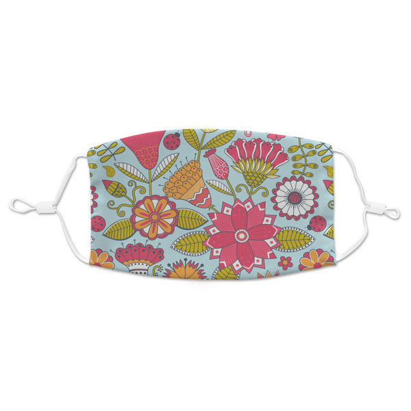 Custom Wild Flowers Adult Cloth Face Mask - Standard