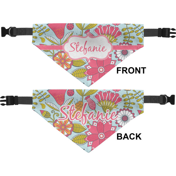 Wild Flowers Medium Dog Bandana Approval