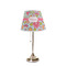 Wild Flowers Poly Film Empire Lampshade - On Stand