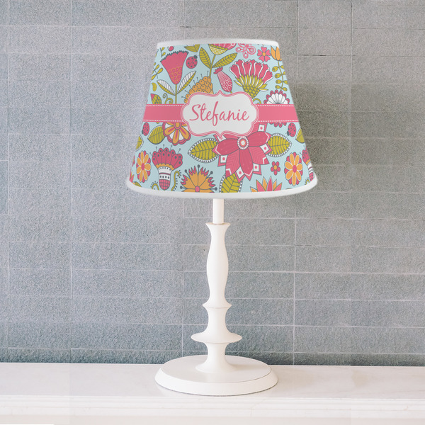 Wild Flowers Poly Film Empire Lampshade - Lifestyle