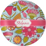 Wild Flowers Melamine Plate (Personalized)
