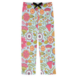 Wild Flowers Mens Pajama Pants (Personalized)