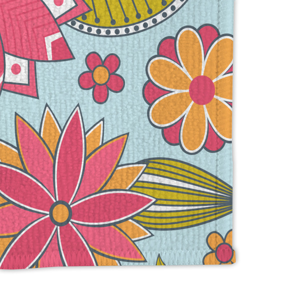 Wild Flowers Microfiber Dish Rag - DETAIL