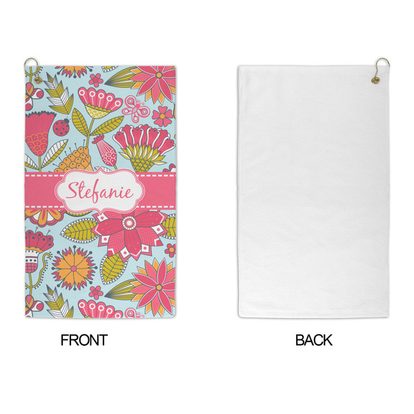 Wild Flowers Microfiber Golf Towels - APPROVAL