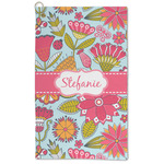 Wild Flowers Microfiber Golf Towel (Personalized)