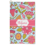 Wild Flowers Microfiber Golf Towel (Personalized)