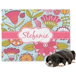 Wild Flowers Dog Blanket - Large (Personalized)