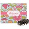 Wild Flowers Dog Blanket - Large (Personalized)