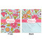 Wild Flowers Minky Blanket - 50"x60" - Double Sided - Front & Back