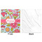 Wild Flowers Minky Blanket - 50"x60" - Single Sided - Front & Back