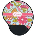 Wild Flowers Mouse Pad with Wrist Support