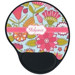 Wild Flowers Mouse Pad with Wrist Support