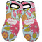 Wild Flowers Neoprene Oven Mitts - Set of 2 w/ Name or Text