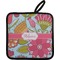 Wild Flowers Pot Holder w/ Name or Text