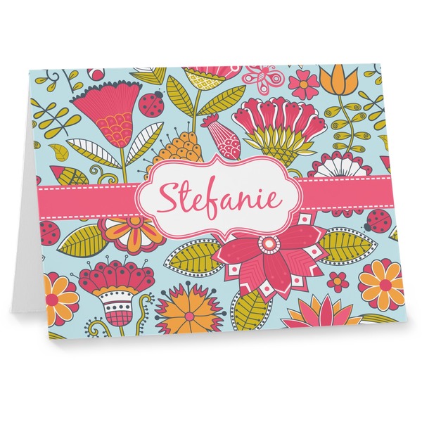 Custom Wild Flowers Note cards (Personalized)