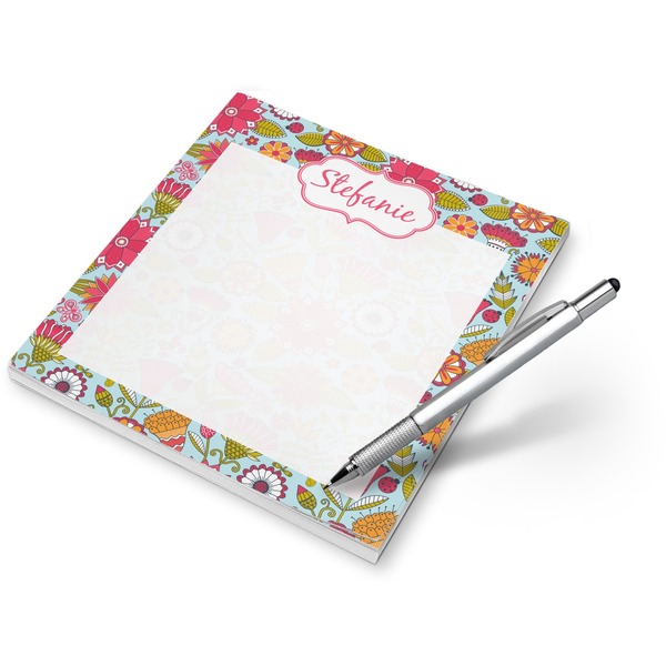 Custom Wild Flowers Notepad (Personalized)