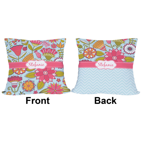 Wild Flowers Outdoor Pillow - 16x16