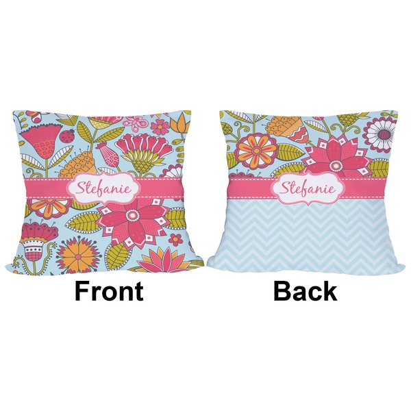 Wild Flowers Outdoor Pillow - 20x20