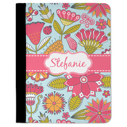 Wild Flowers Padfolio Clipboard - Large (Personalized)
