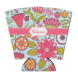 Wild Flowers Party Cup Sleeve - with Bottom (Personalized)