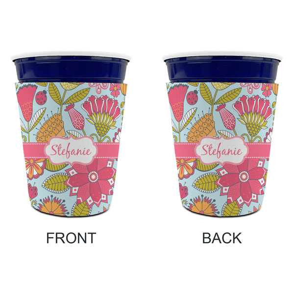 Wild Flowers Party Cup Sleeves - without bottom - Approval
