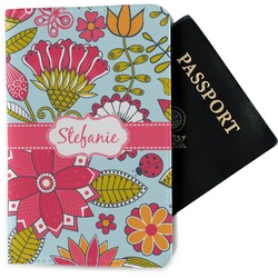 Wild Flowers Passport Holder - Fabric (Personalized)