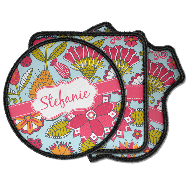 Custom Wild Flowers Iron on Patches (Personalized)