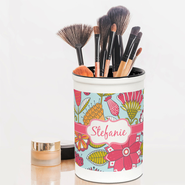 Wild Flowers Pencil Holder - LIFESTYLE makeup