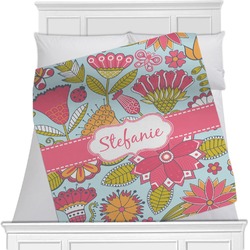 Wild Flowers Minky Blanket (Personalized)