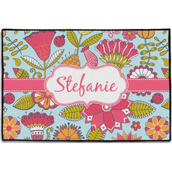 Wild Flowers Door Mat - 36"x24" (Personalized)