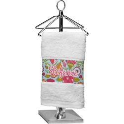 Wild Flowers Cotton Finger Tip Towel (Personalized)