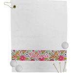 Wild Flowers Golf Bag Towel (Personalized)