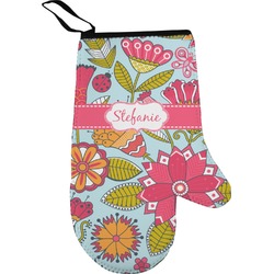Wild Flowers Right Oven Mitt (Personalized)