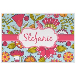 Wild Flowers Laminated Placemat w/ Name or Text