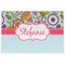 Wild Flowers Personalized Placemat (Back)