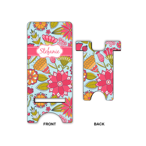 Wild Flowers Phone Stand - Front & Back