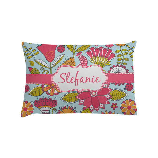 Custom Wild Flowers Pillow Case - Standard (Personalized)