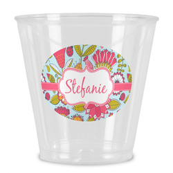 Wild Flowers Plastic Shot Glass (Personalized)