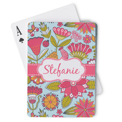 Wild Flowers Playing Cards (Personalized)
