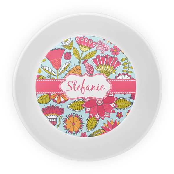 Wild Flowers Melamine Bowl - Center