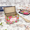 Wild Flowers Recipe Box - Full Color - In Context